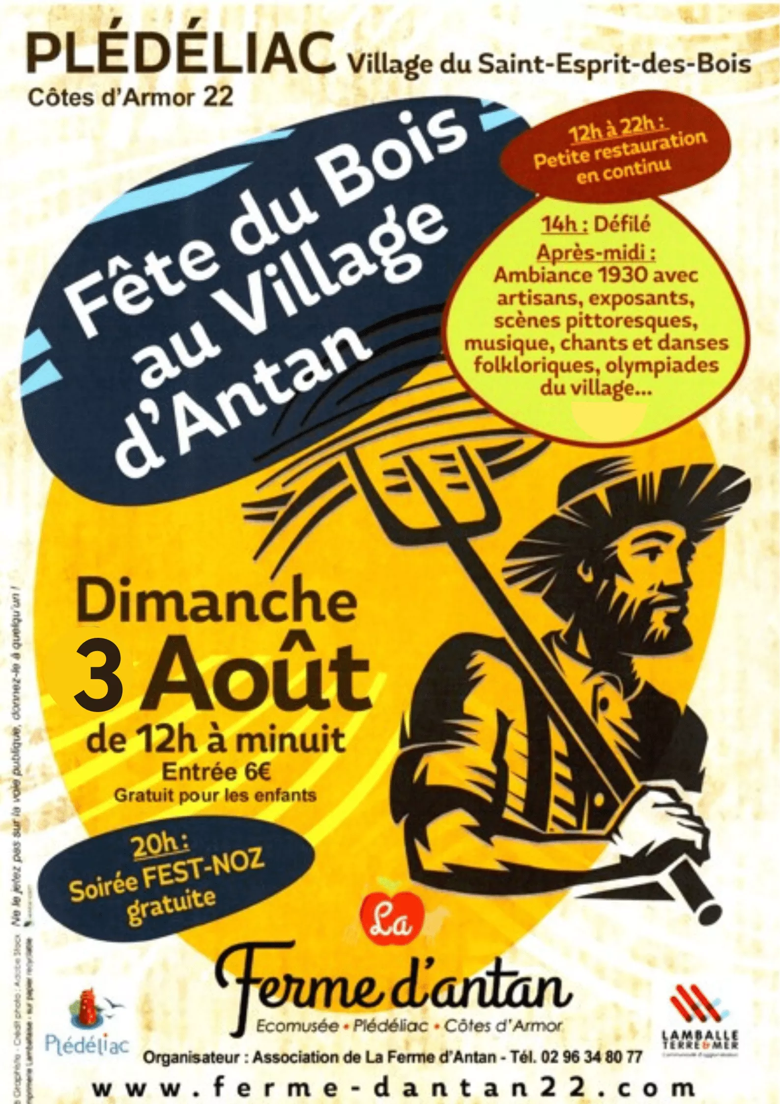 Fête du bois au village d’antan