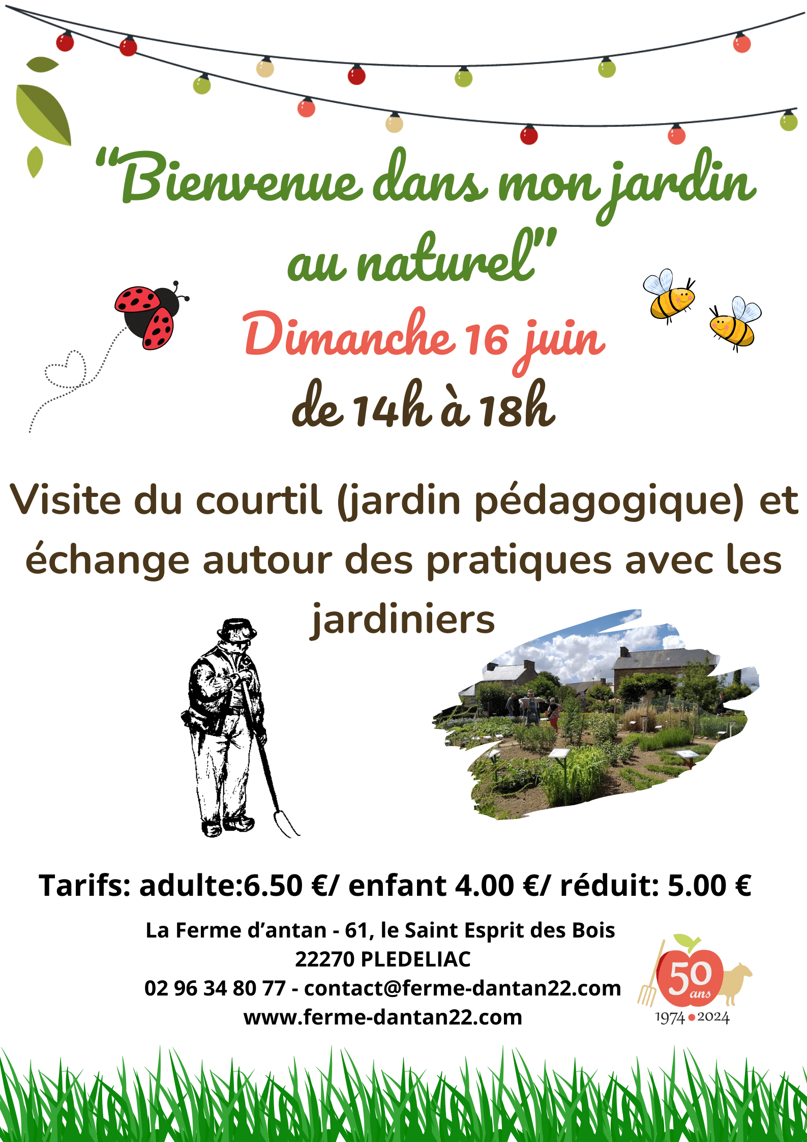 Bienvenue dans mon jardin au naturel - La Ferme d'Antan