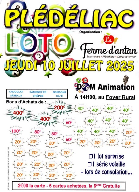 LOTO de La Ferme d’antan