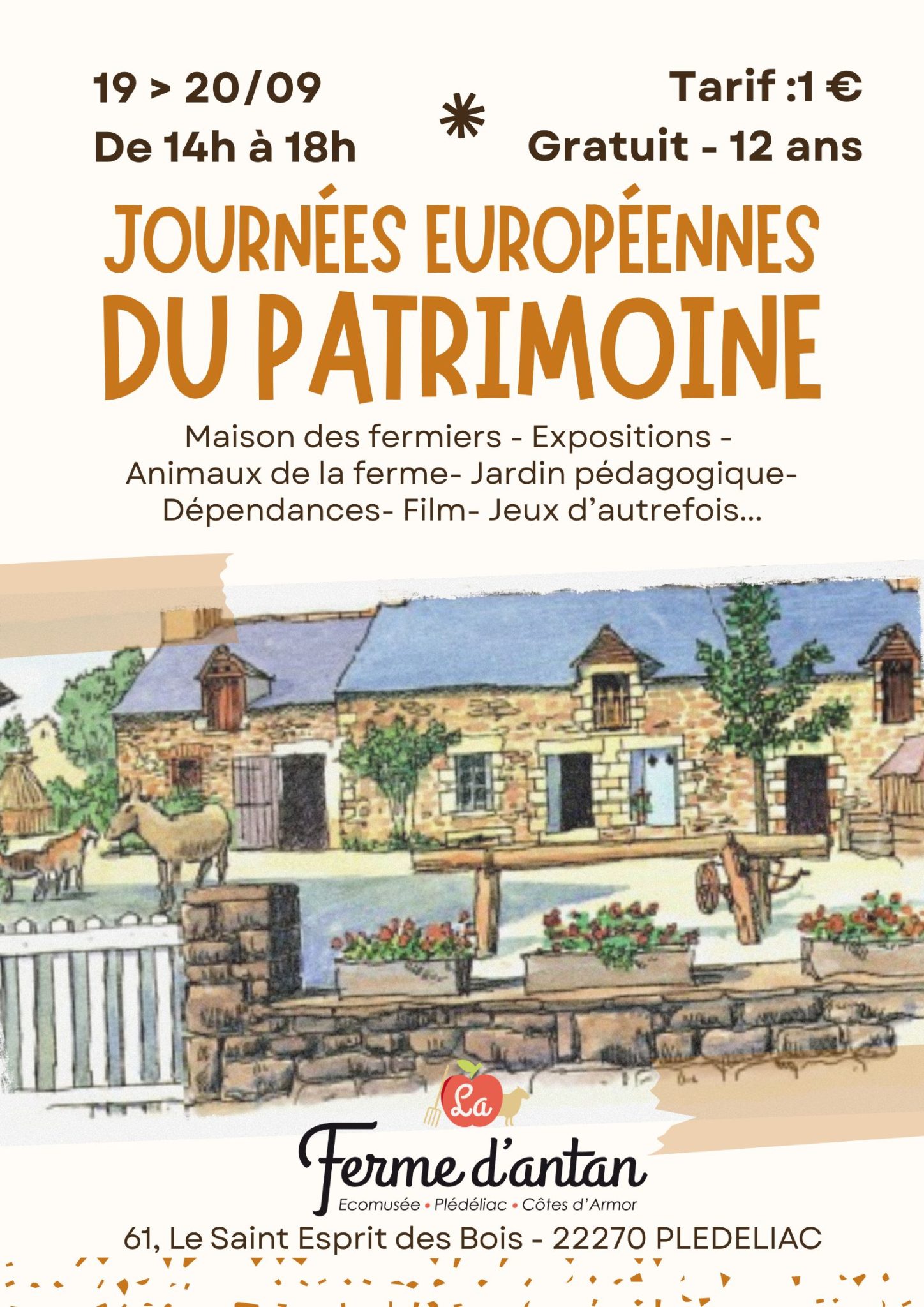 Journées Européennes du Patrimoine à La Ferme d&rsquo;antan