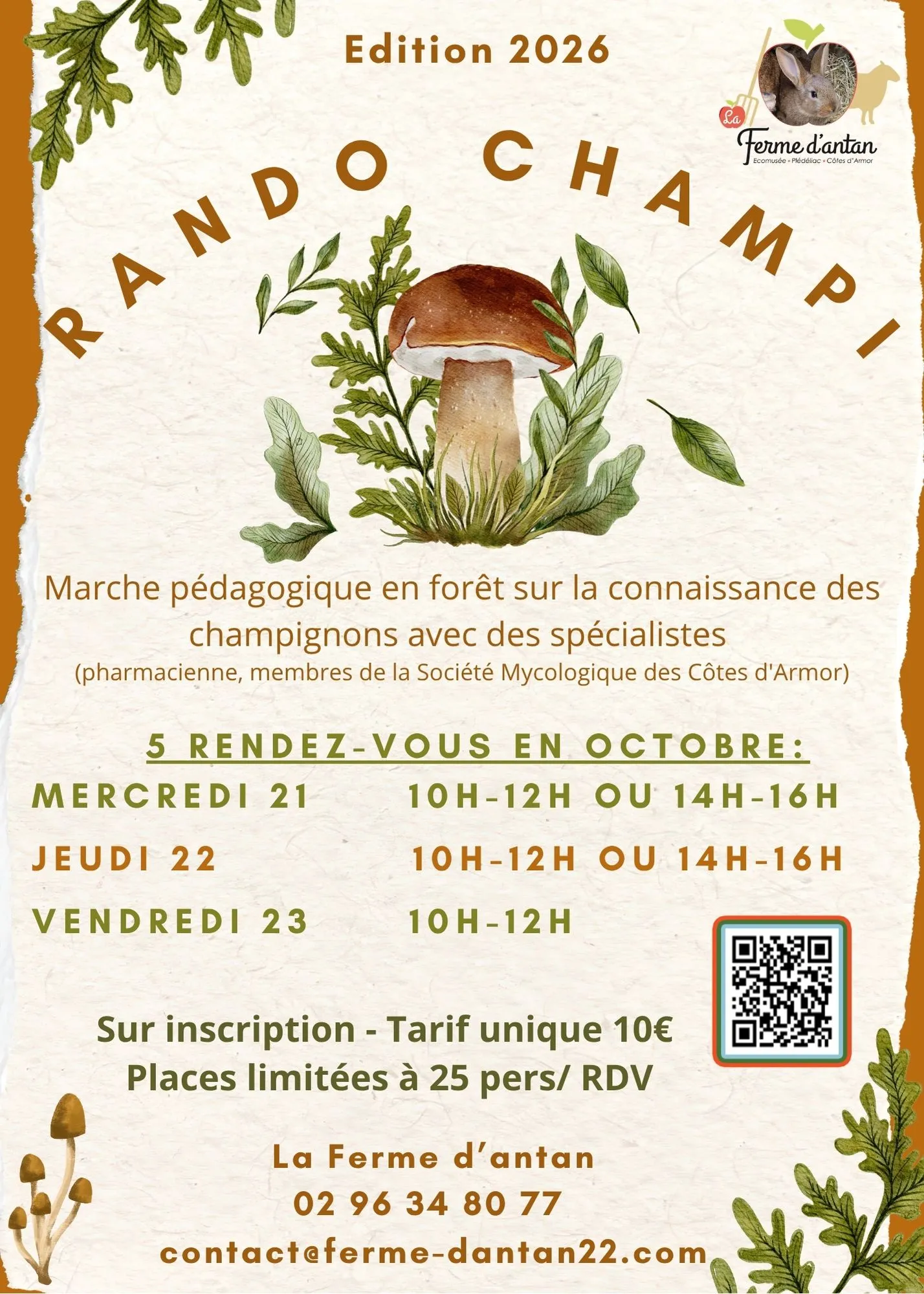 Les « Rando champi » de La Ferme d&rsquo;antan