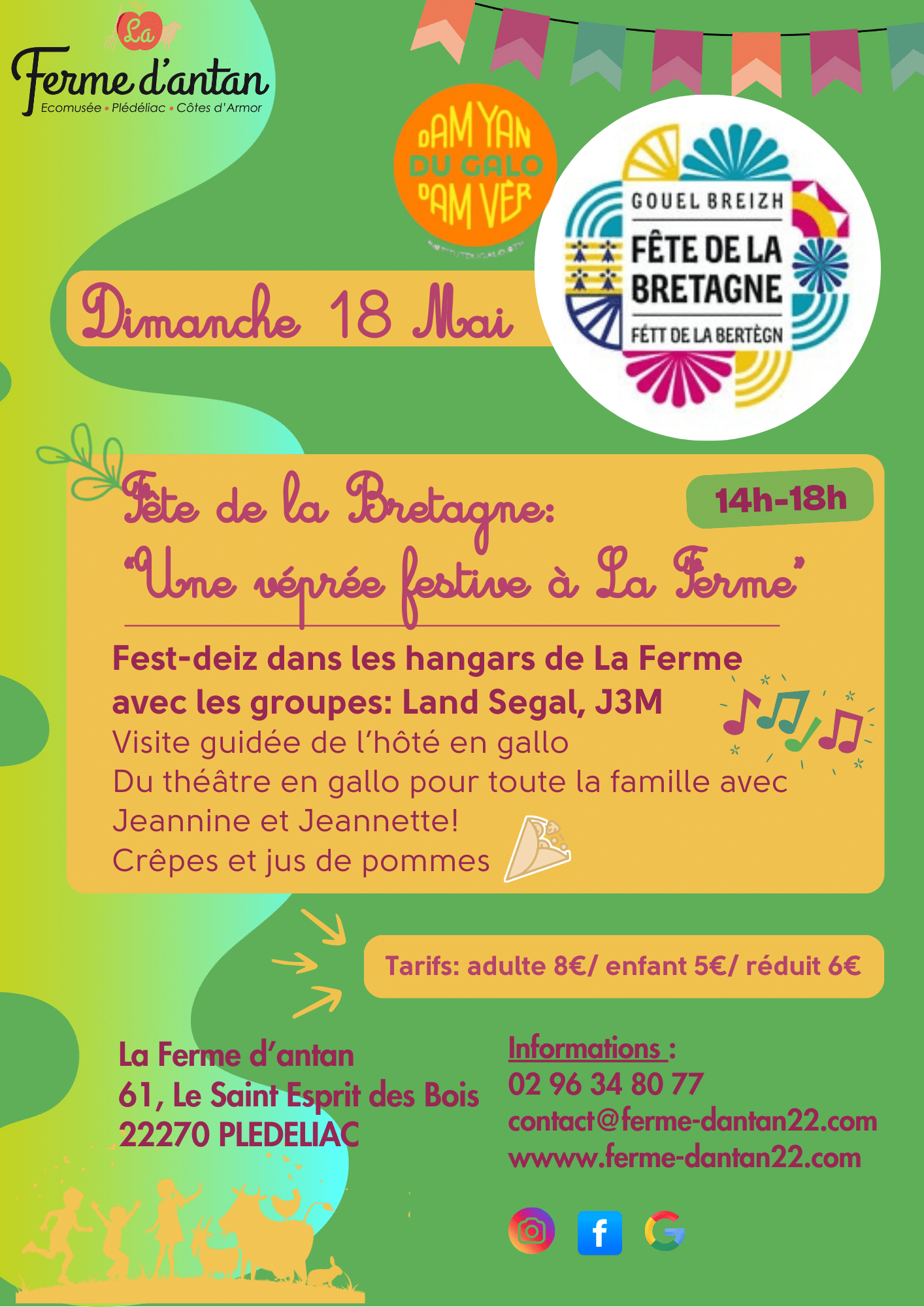 Une véprée festive à la ferme