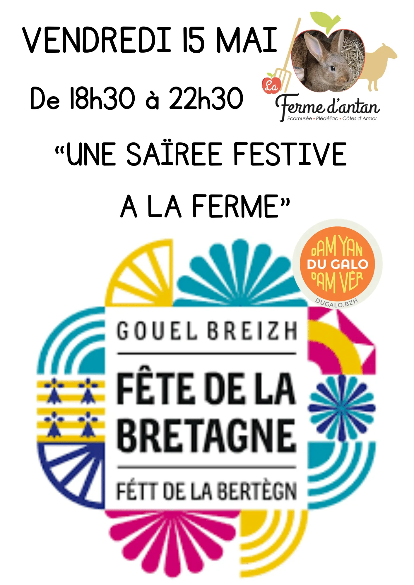 Une saïrée festive à la ferme