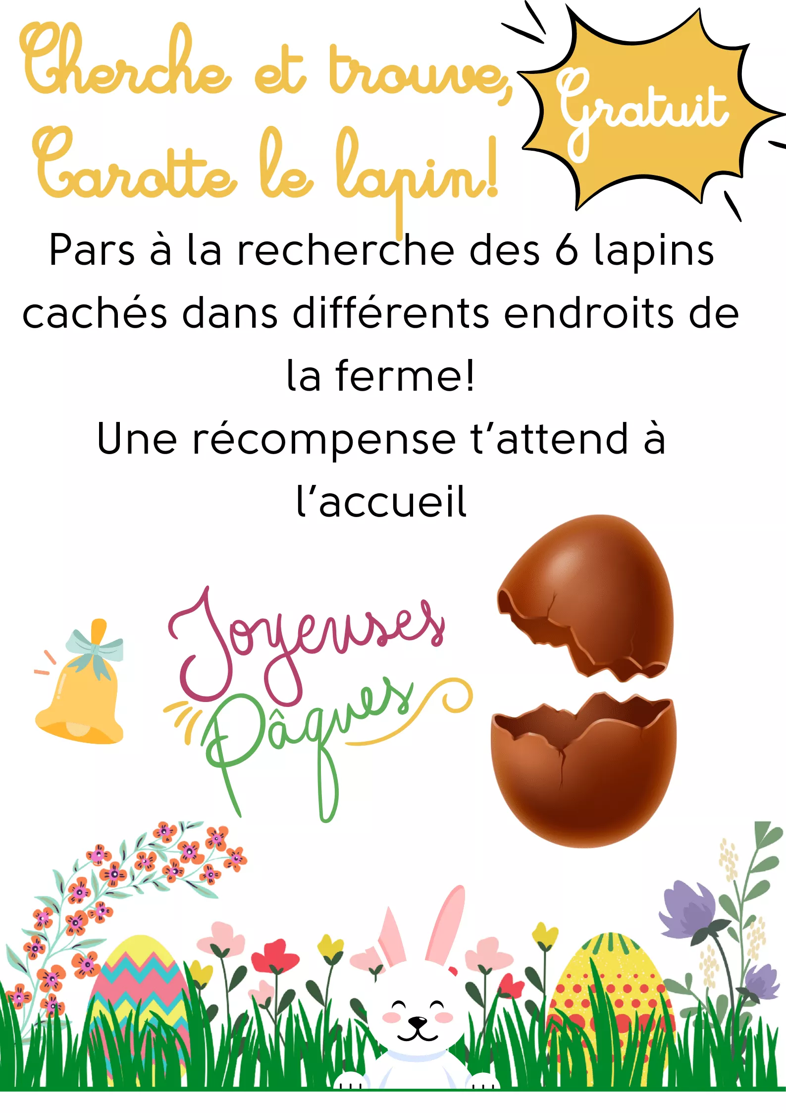 Cherche et Trouve Carotte le lapin!