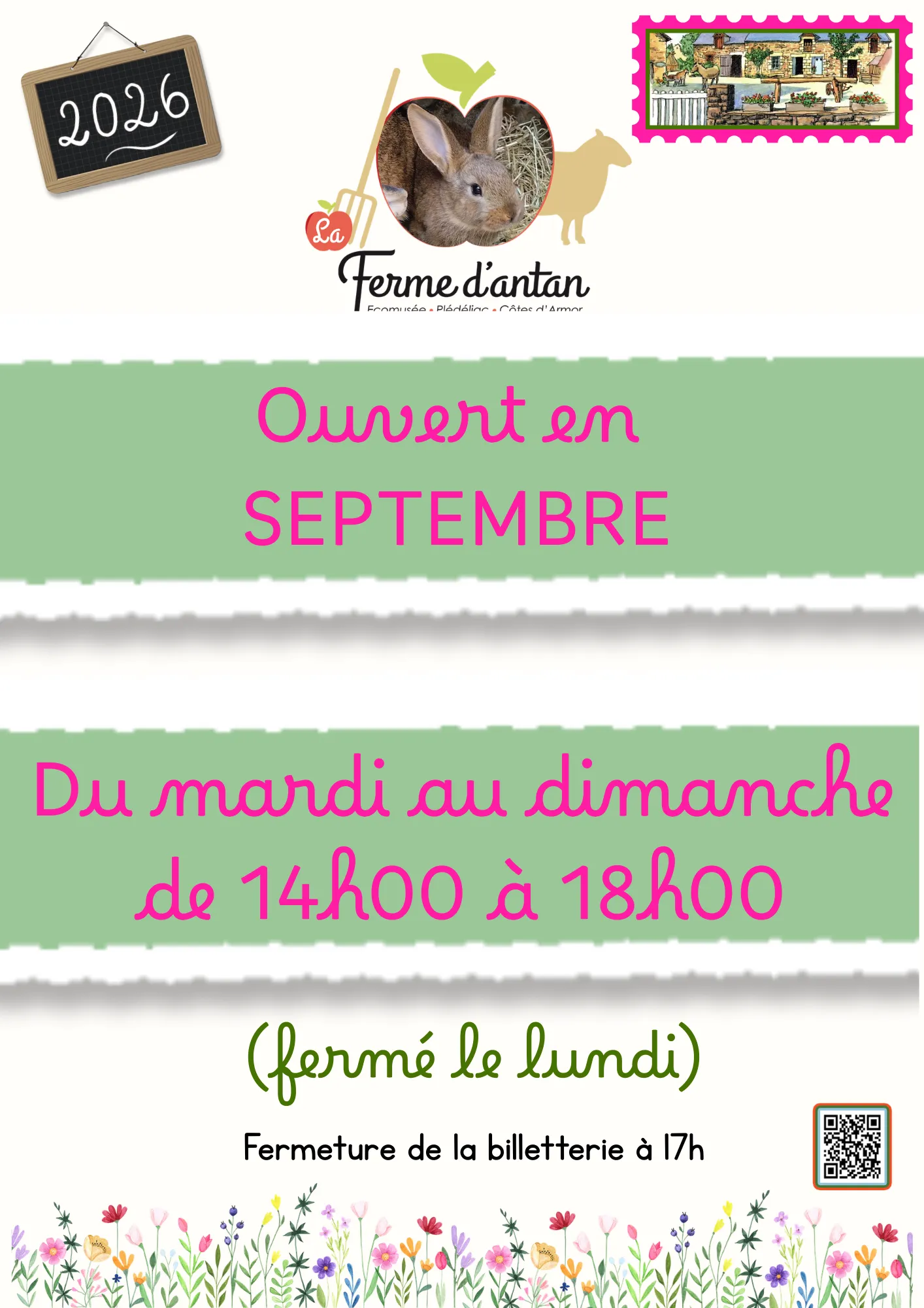 Ouverture en septembre