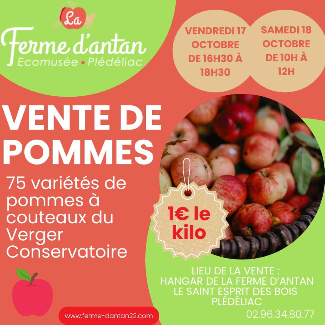 Vente de pommes