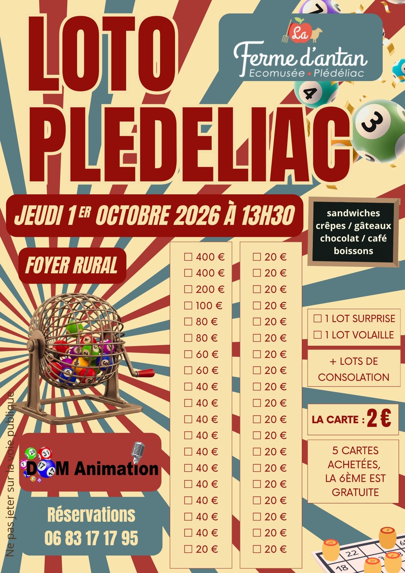Loto de La Ferme d&rsquo;antan