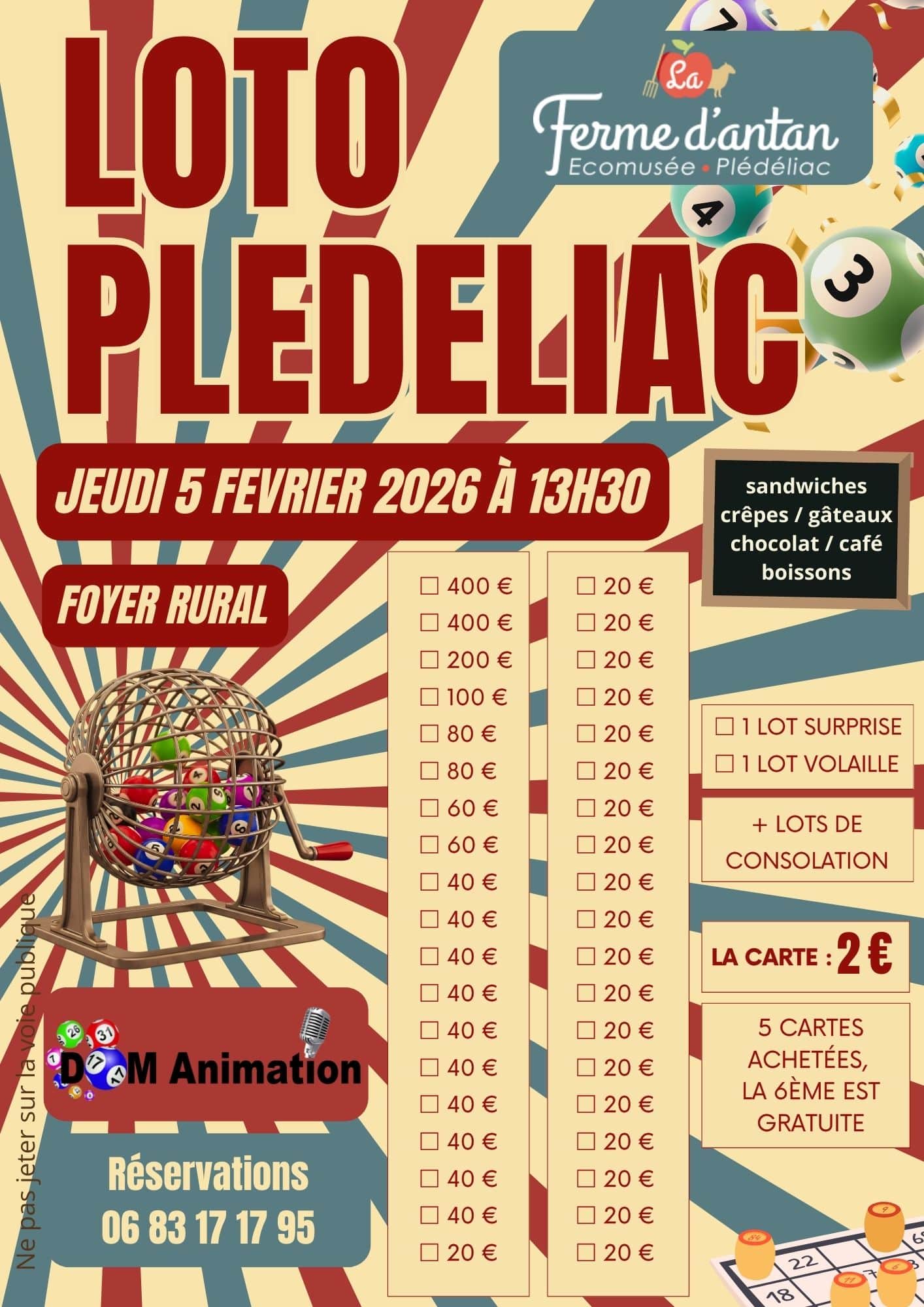 Loto de La Ferme d&rsquo;antan