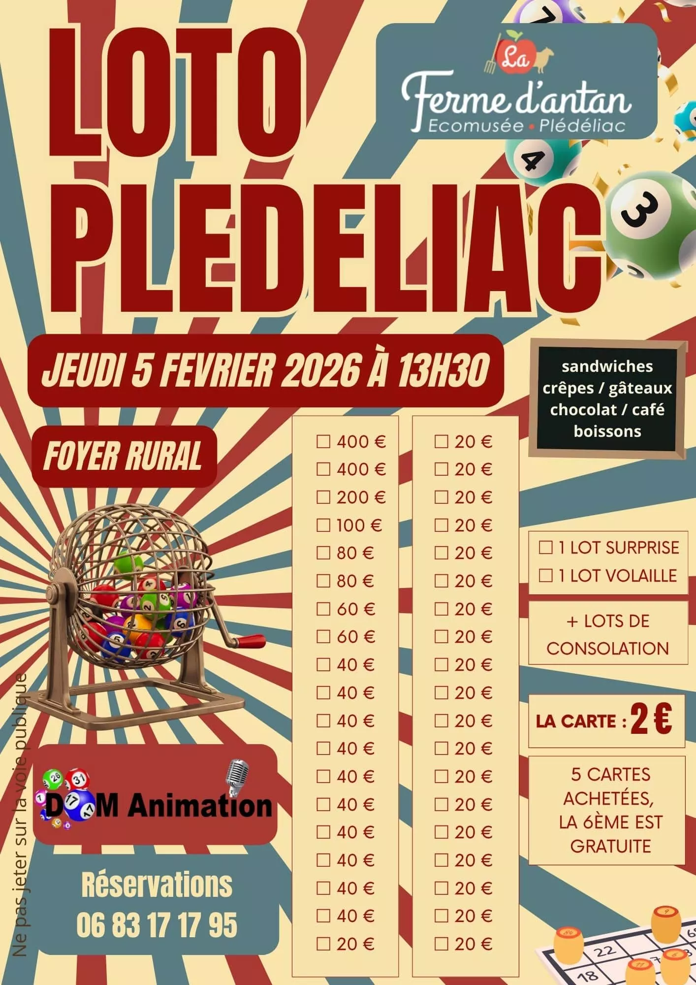 Loto de La Ferme d&rsquo;antan